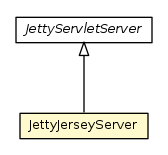 Package class diagram package JettyJerseyServer