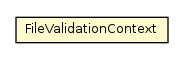 Package class diagram package FileValidationContext