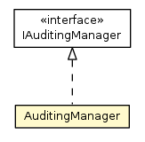 Package class diagram package AuditingManager