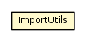 Package class diagram package ImportUtils