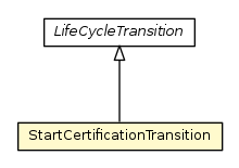 Package class diagram package StartCertificationTransition
