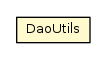 Package class diagram package DaoUtils