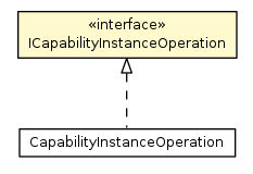 Package class diagram package ICapabilityInstanceOperation