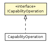 Package class diagram package ICapabilityOperation