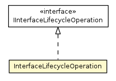Package class diagram package InterfaceLifecycleOperation