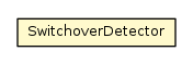 Package class diagram package SwitchoverDetector