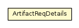 Package class diagram package ArtifactReqDetails
