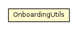 Package class diagram package OnboardingUtils