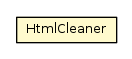 Package class diagram package HtmlCleaner
