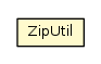 Package class diagram package ZipUtil