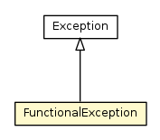 Package class diagram package FunctionalException