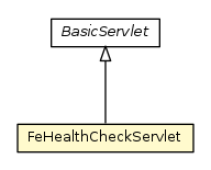 Package class diagram package FeHealthCheckServlet
