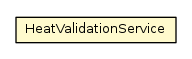 Package class diagram package HeatValidationService