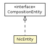 Package class diagram package NicEntity