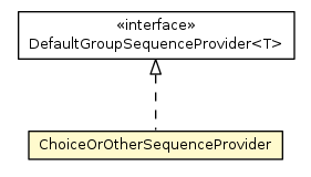 Package class diagram package ChoiceOrOtherSequenceProvider