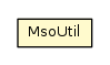 Package class diagram package MsoUtil